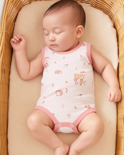 Kız Bebek Atlet Tulum Beyaz