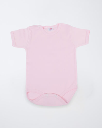 Kız Bebek Çıtçıtlı Body Pembe (1)