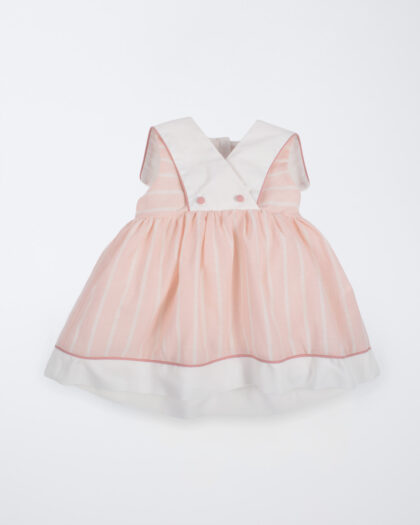 Kız Bebek V Kesim İçi Astarlı Elbise