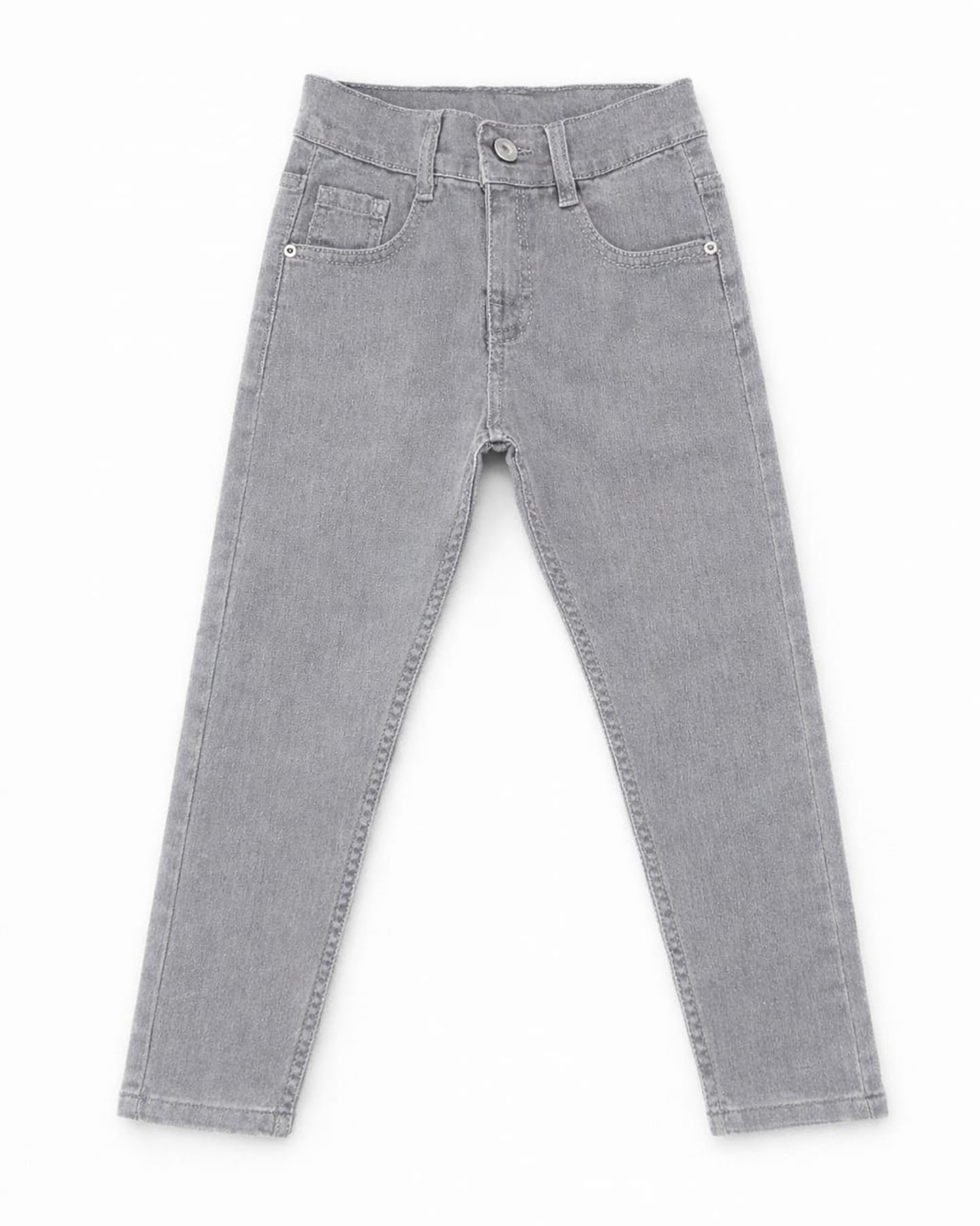 Erkek Çocuk Gri Renk Jean Pantolon