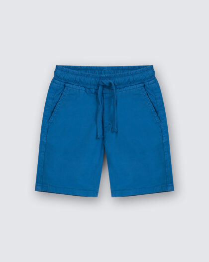 Erkek Çocuk Beli Lastikli Bağcıklı Cep Detaylı Şort