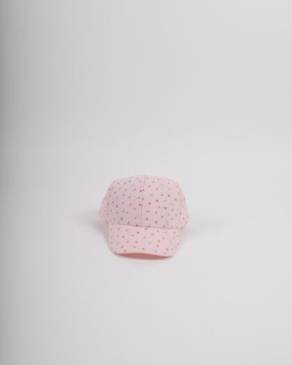 Kız Çocuk Pembe Arkası Ayarlanılabilir Şapka