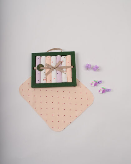 Kız Bebek 7'li Ağız Mendili