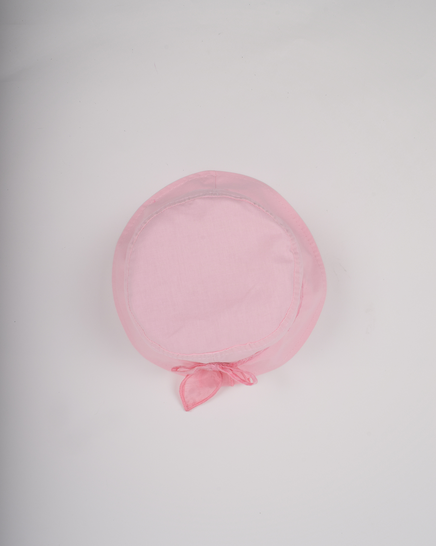 Kız Çocuk Pembe Fiyonk Detaylı Bucket Şapka 1-4 Yaş - Görsel 4