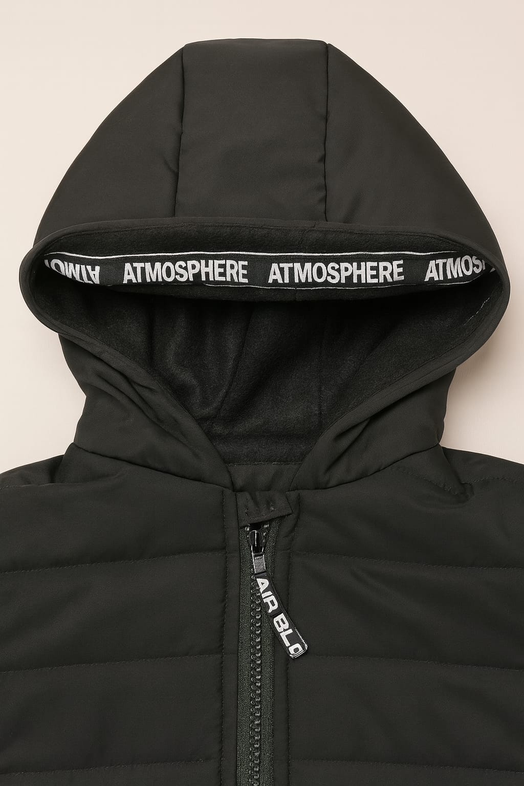 Boy’s Hooded Puffer Jacket with Fleece Lining – Windproof - Image 3