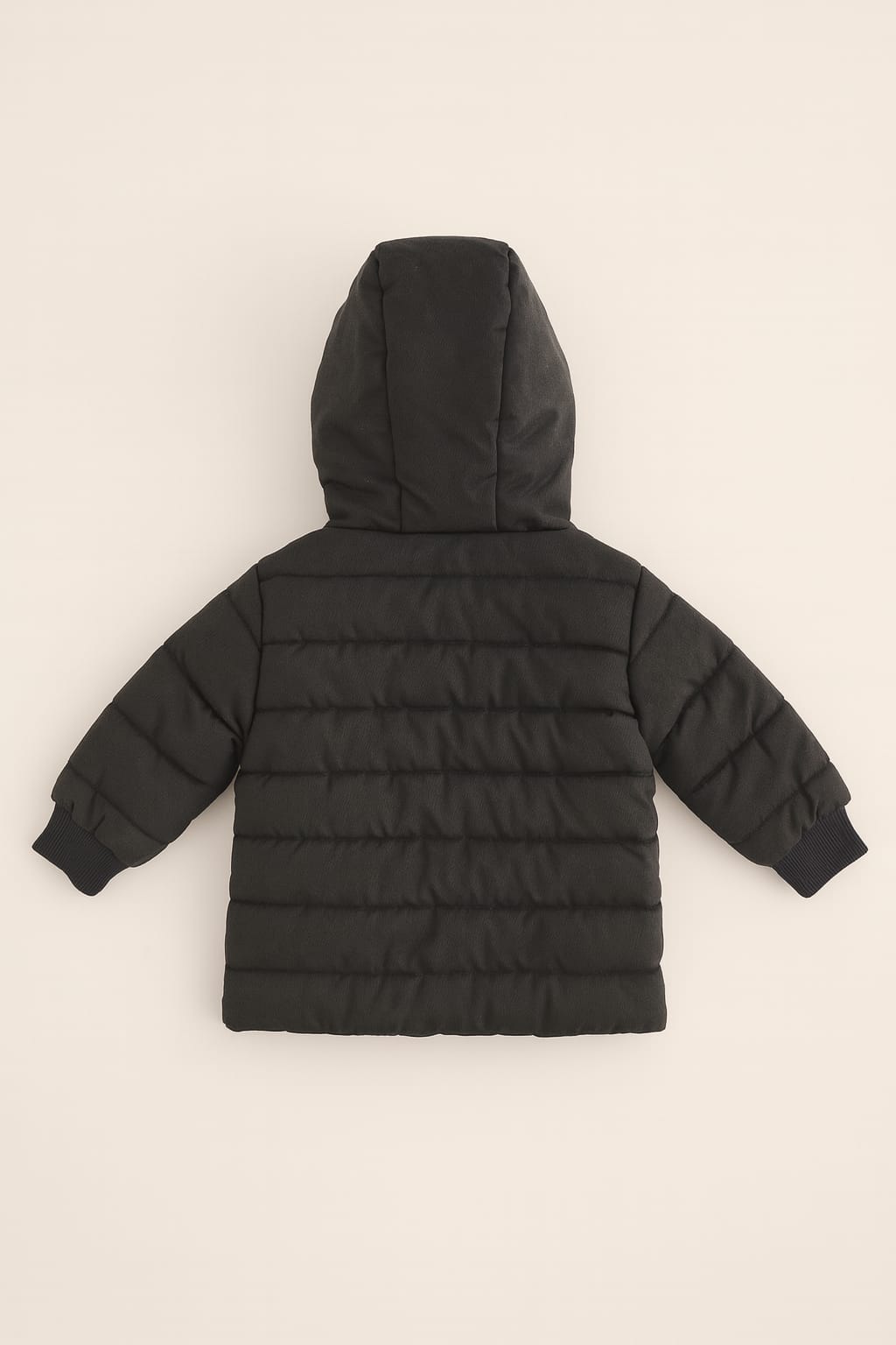 Boy’s Hooded Puffer Jacket with Fleece Lining – Windproof - Image 2