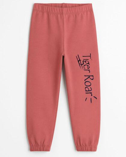 Kız Çocuk Lastikli Rahat Kumaş Penye Eşofman Altı