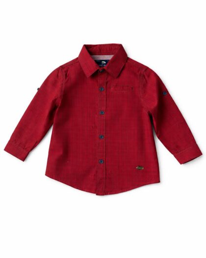 Erkek Bebek Uzun Kol Tasarım Gömlek