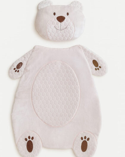 Kız Bebek Pembe Alt Açma ve Minder Seti