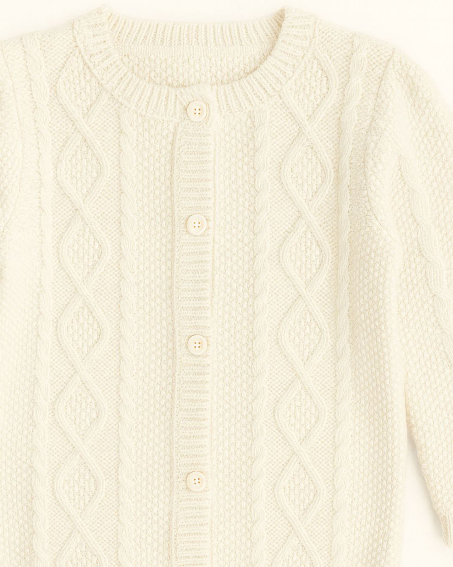 Girl’s Patterned Knitted Button-Up Cardigan<br/> - Image 7