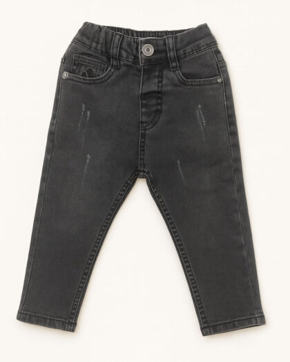 Erkek Bebek Siyah Jean Pantolon