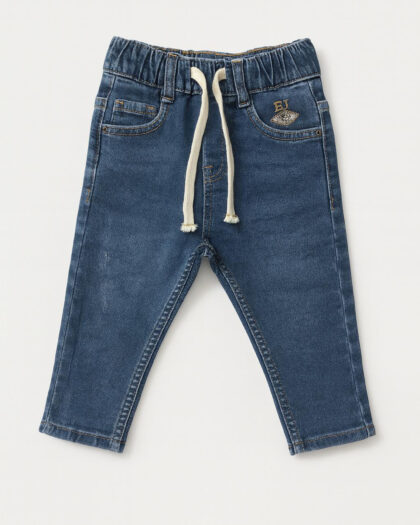 Erkek Bebek Mavi Jean Pantolon