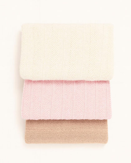 Kız Bebek Triko Battaniye 80 x 90 cm