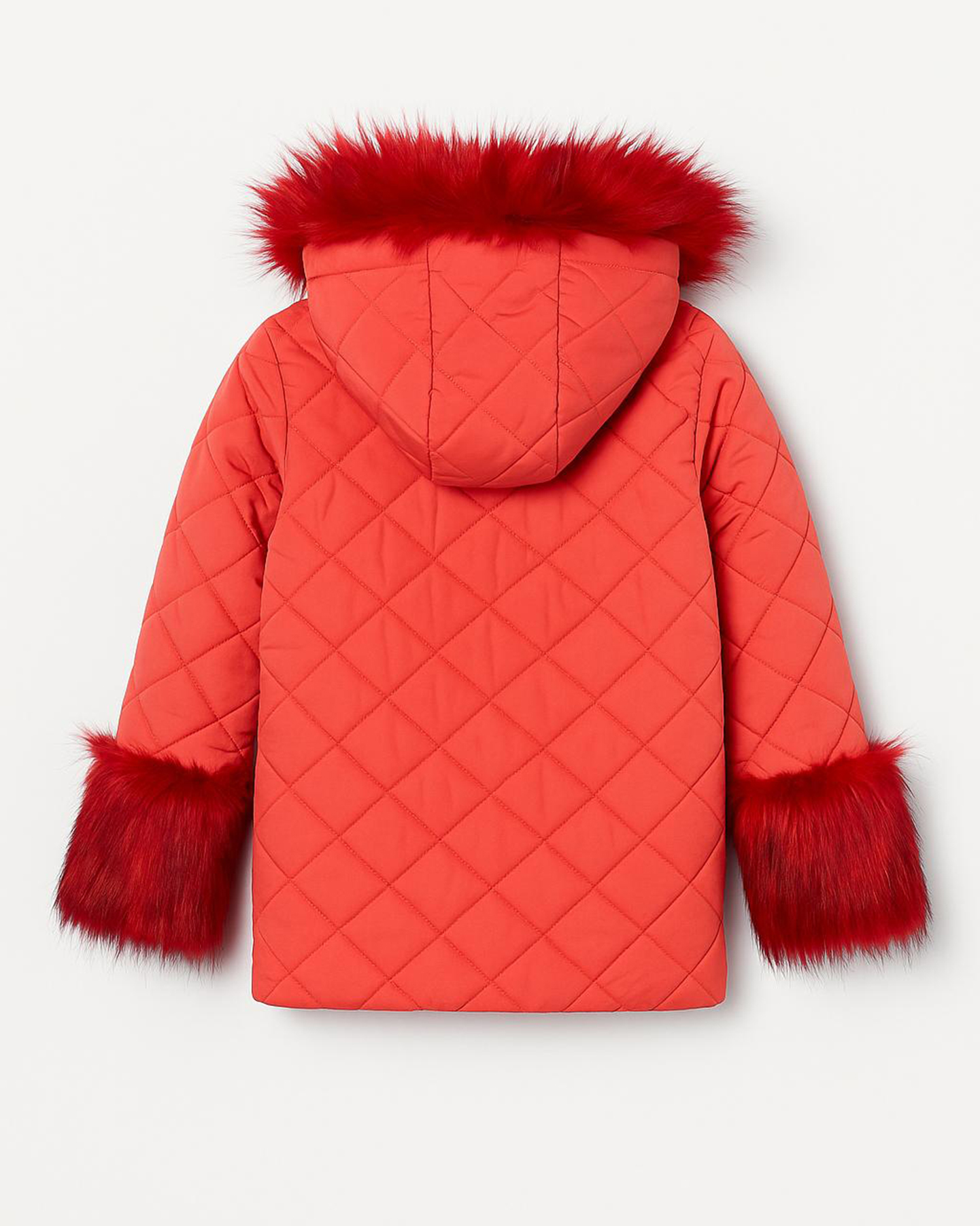 Girl’s Fur-Trimmed Coat - Image 6