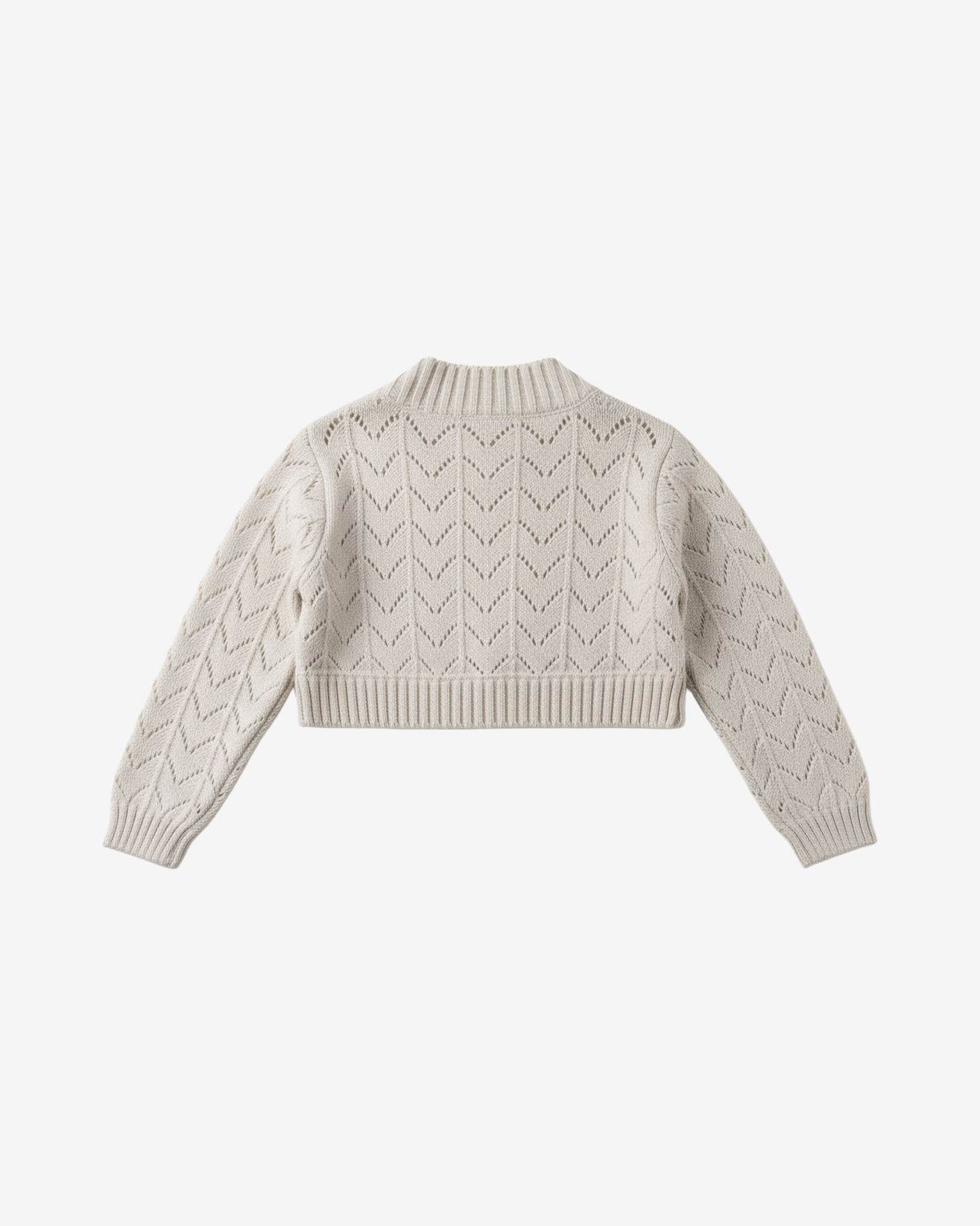Girl’s Stone-Coloured Patterned Bolero - Image 2