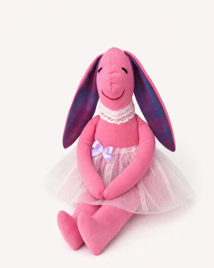 Pembe El Yapımı Kumaş Oyuncak  – Tütü Etekli – 32 cm