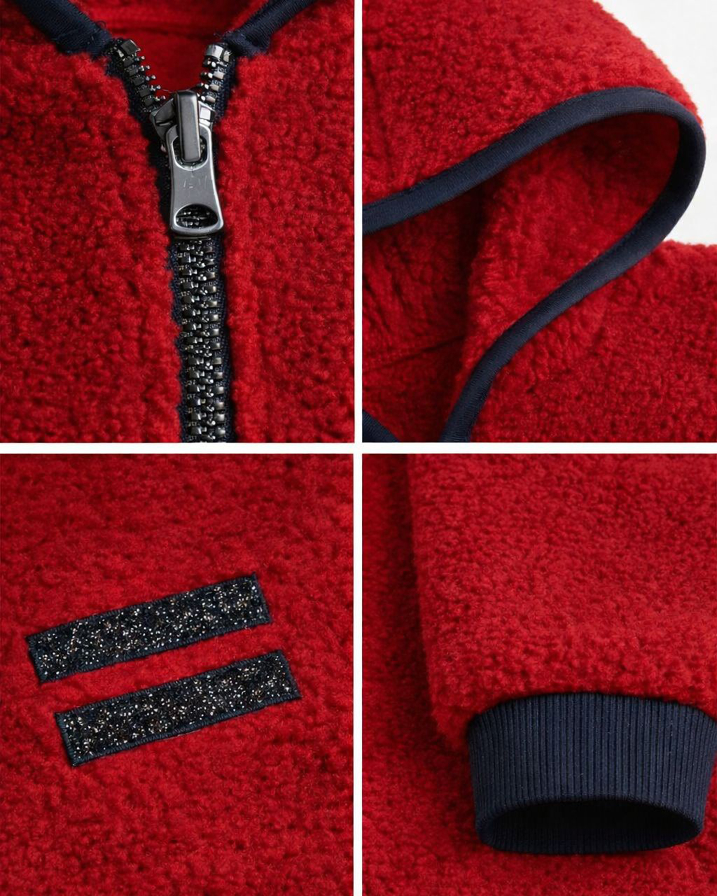 Girl’s Hooded Plush Jacket - Image 3