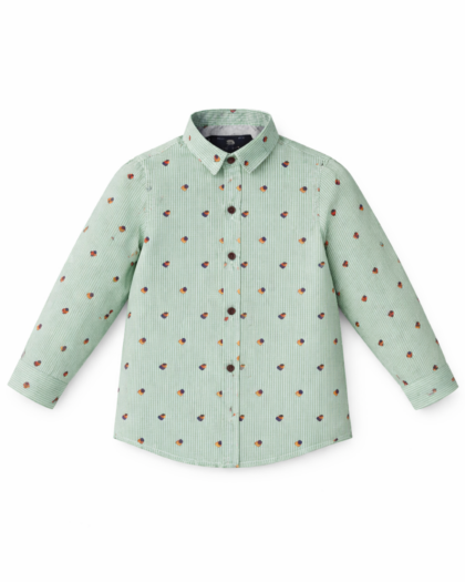 Erkek Bebek Uzun Kol Tasarım Gömlek