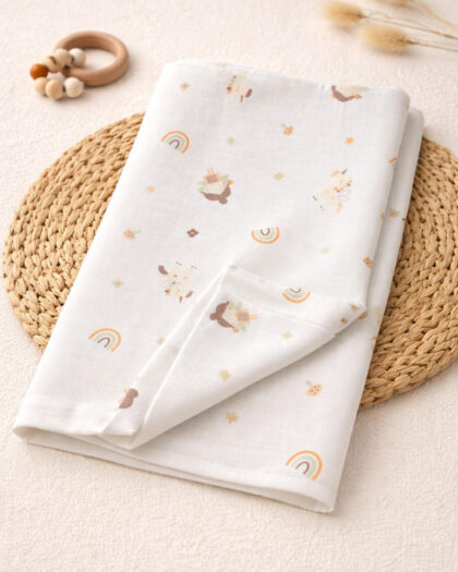 Kız Bebek Müslin Battaniye