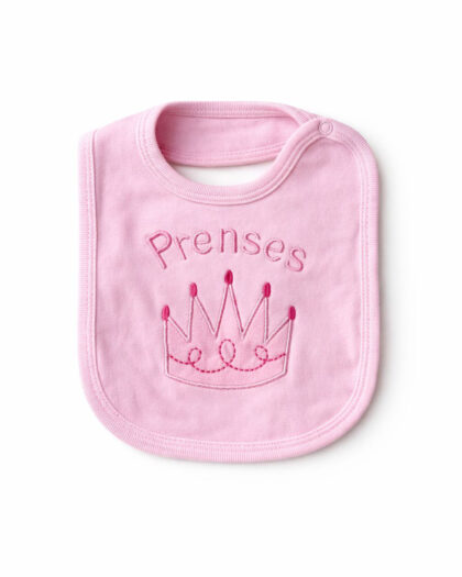 Kız Bebek Pembe Renk Penye Önlük