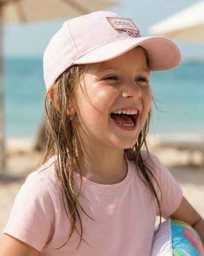 Kız Çocuk Pembe Şapka 4-8 Yaş