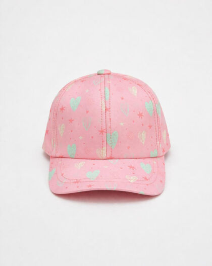 Kız Çocuk Desenli Şapka 3-5 Yaş