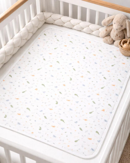 Penye Çift Kat Kaliteli Desenli Bebek Battaniyesi 80×90cm