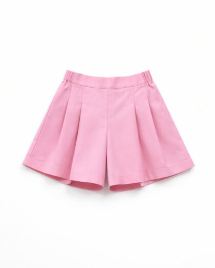 Kız Bebek Pembe Pileli Şort