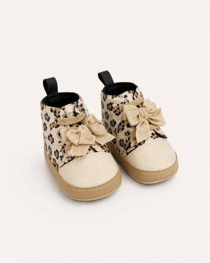 Kız Bebek Leopar Desenli Ayakkabı